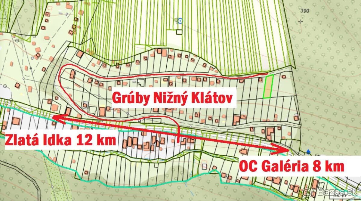 Záhrada 500m2 pri lese - Nižný Klátov - Grúby - 3