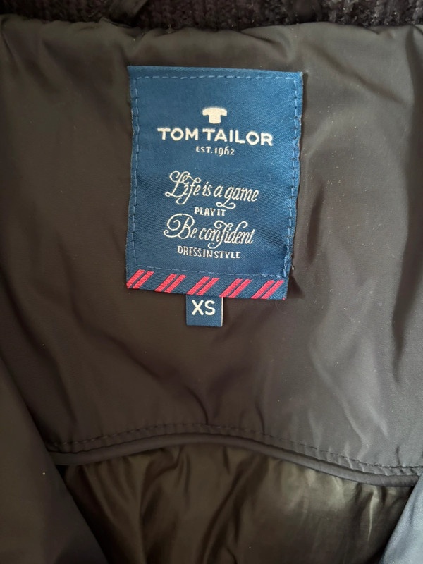 TOM TAILOR - tmavomodrá páperová bunda - 3