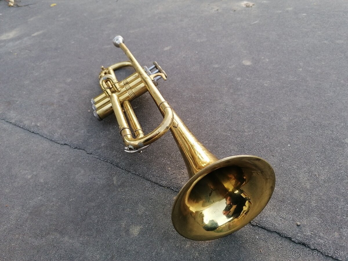 Predám starožitná trubka Cor ton - 3