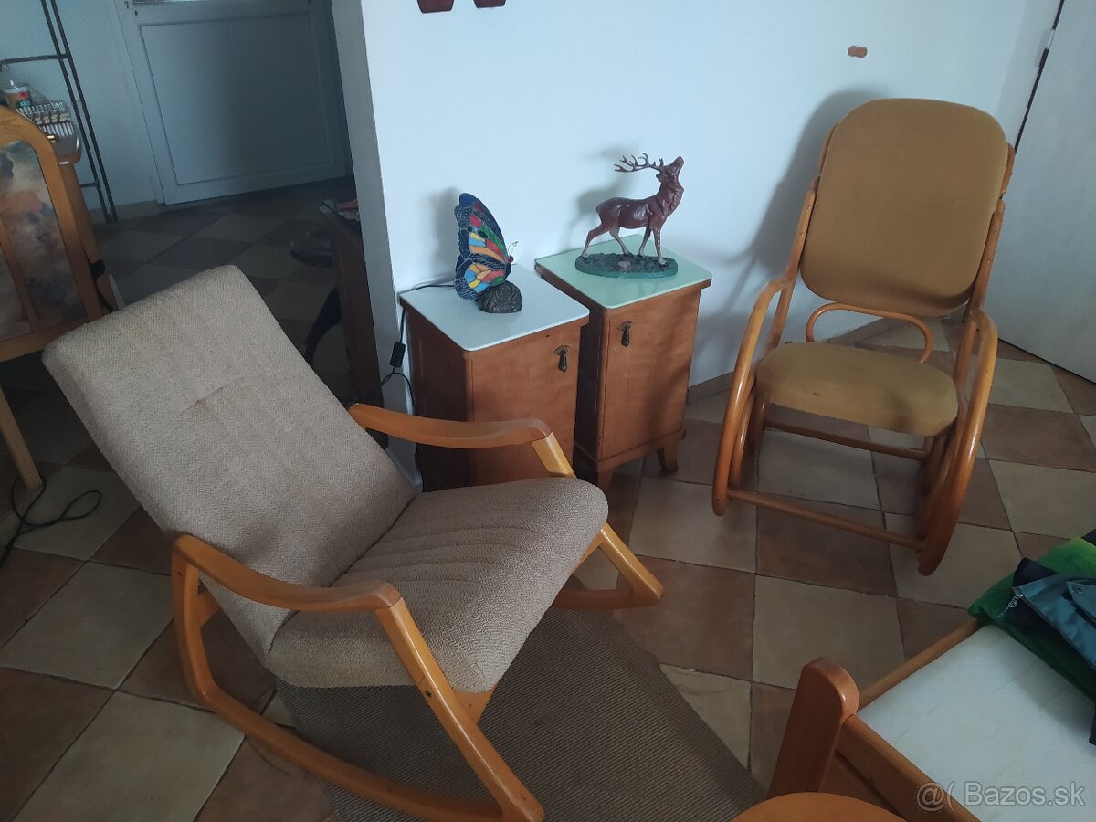 Hojdace kreslo, Tiffany, nočný stolík,jeleň - 3