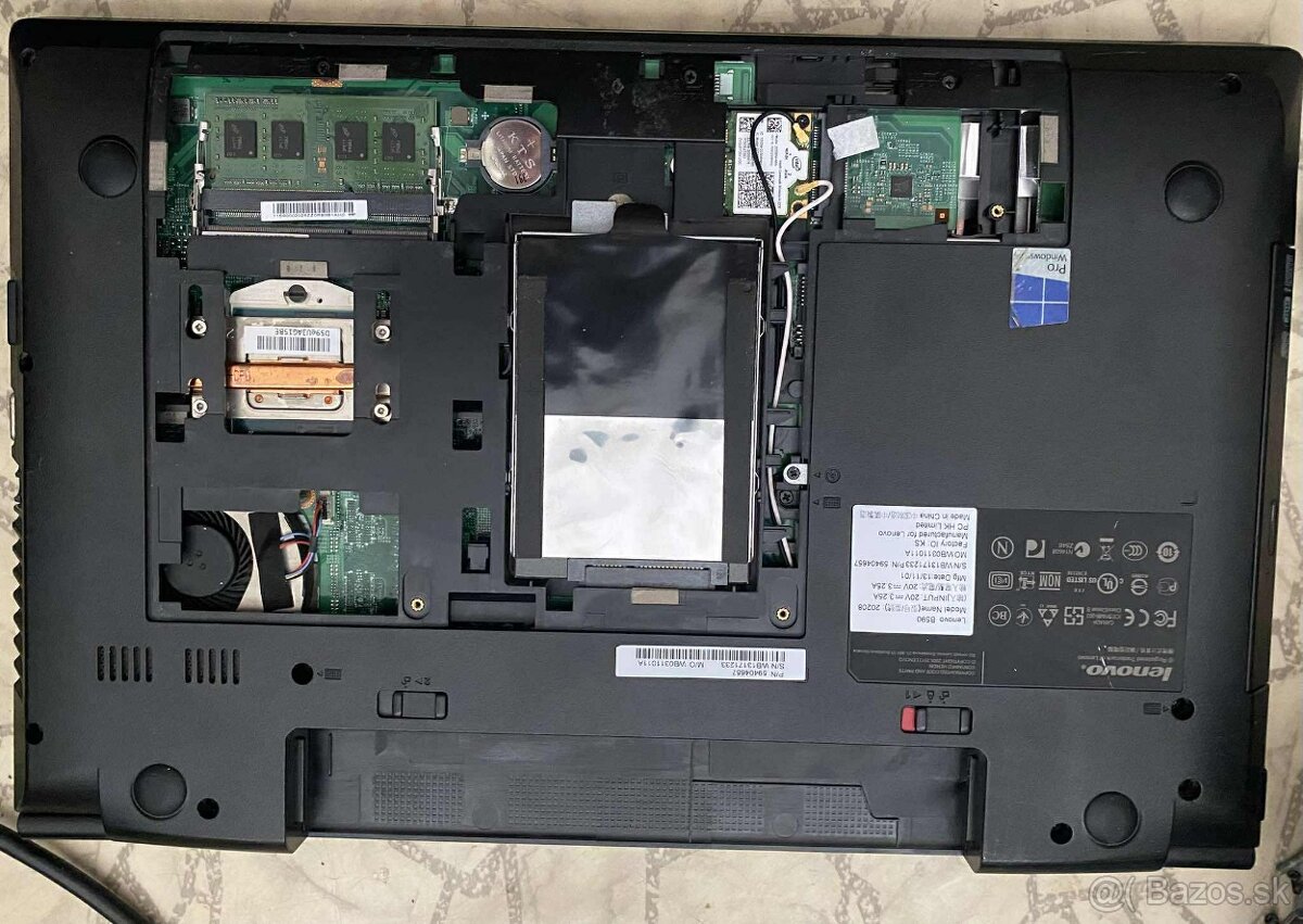 Predám nt Lenovo IdeaPad B590 i3 4gb ram bez hdd - 3