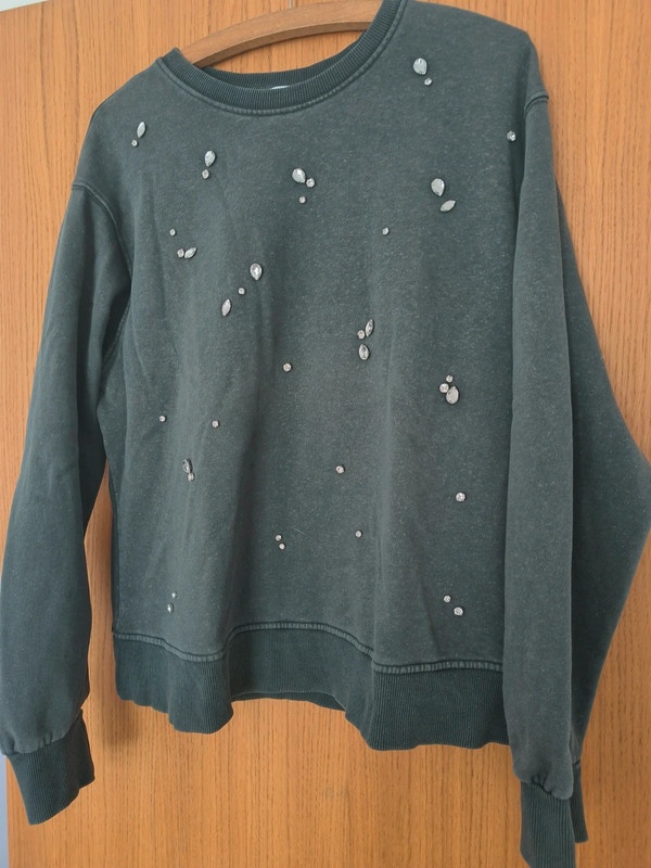 Zara dámska mikina s kamienkami veľkosť S - 3