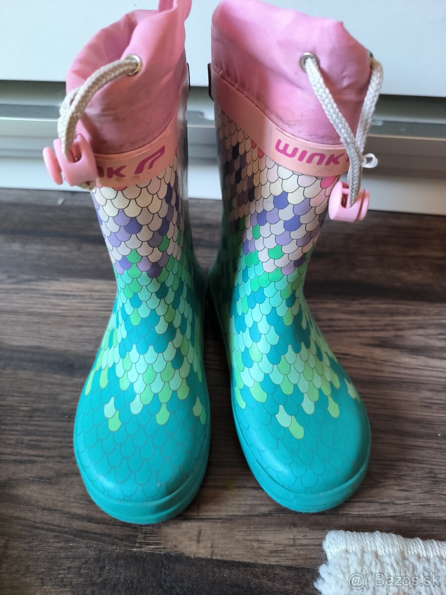 Dievčenské gumkaky veľkosť 27 - 3