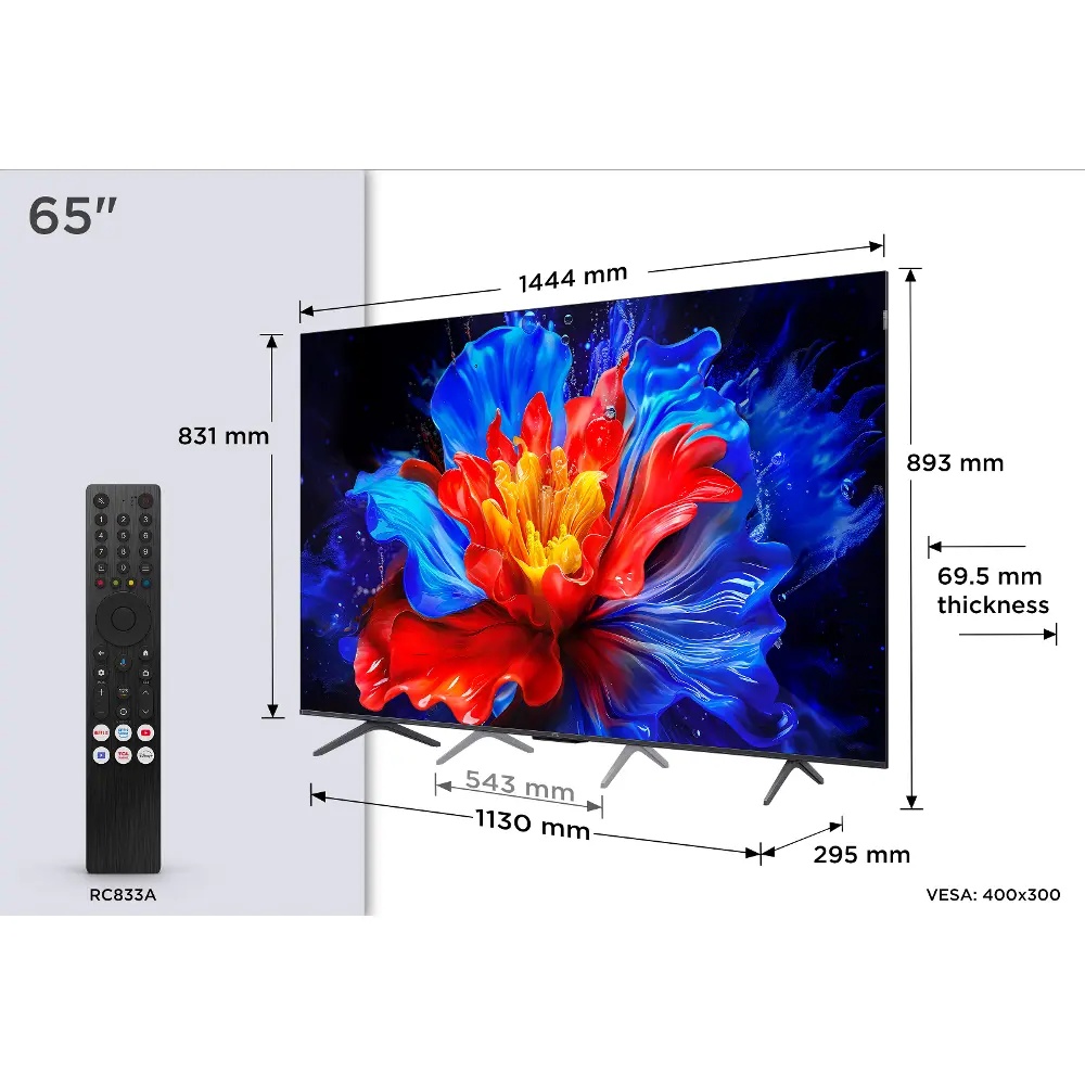 TCL 65P8K QLED Google TV 144Hz - 3