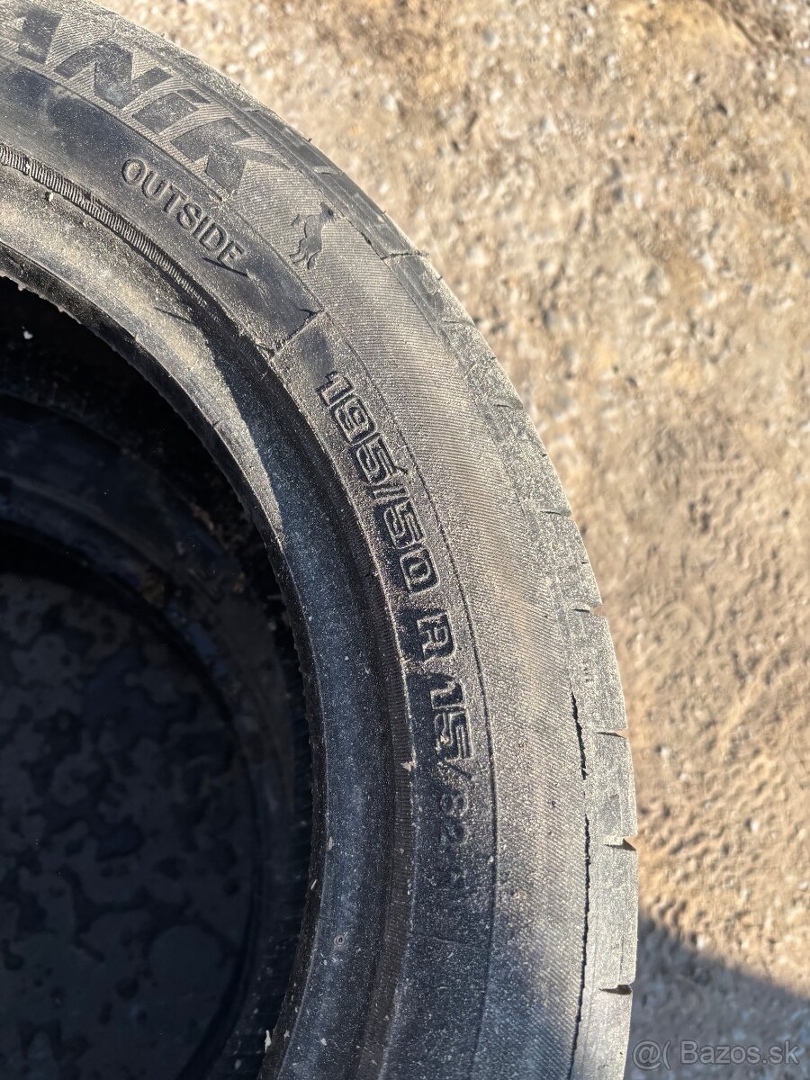 2ks Vraník 195/50 R15 letné pneumatiky - 3