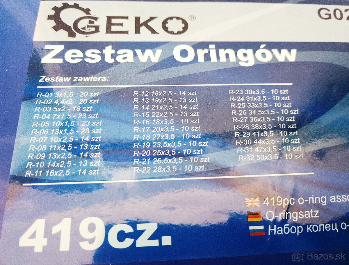 Sada tesnenia o-krúžky - 3