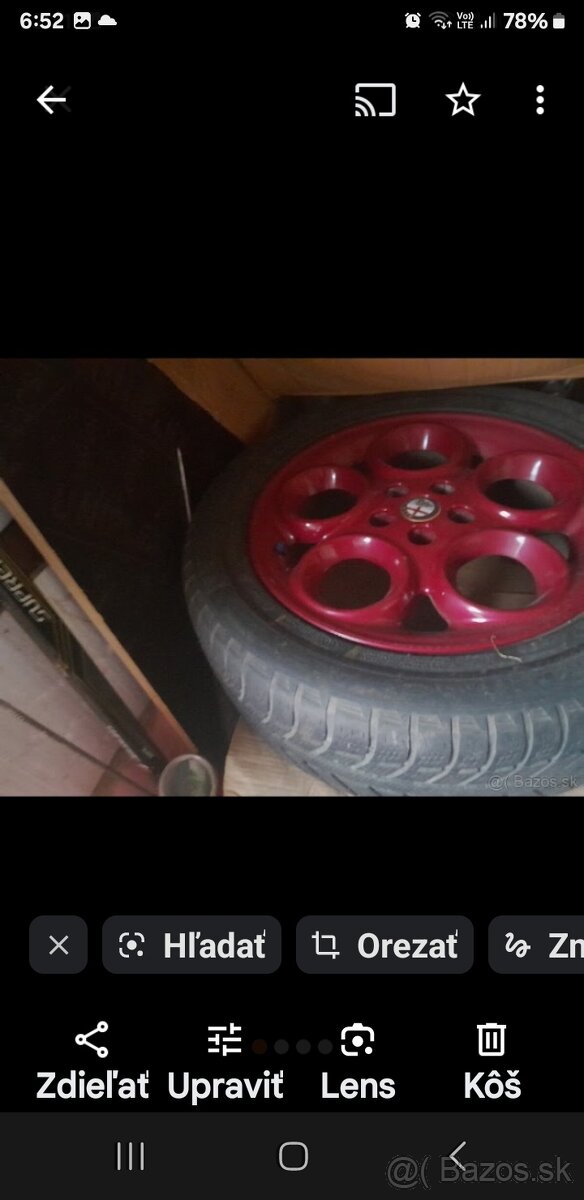 DISKY ORIGINÁL ALFA ROMEO SPIDER R18 5X98 AJ R16 5X98 2SADY - 3