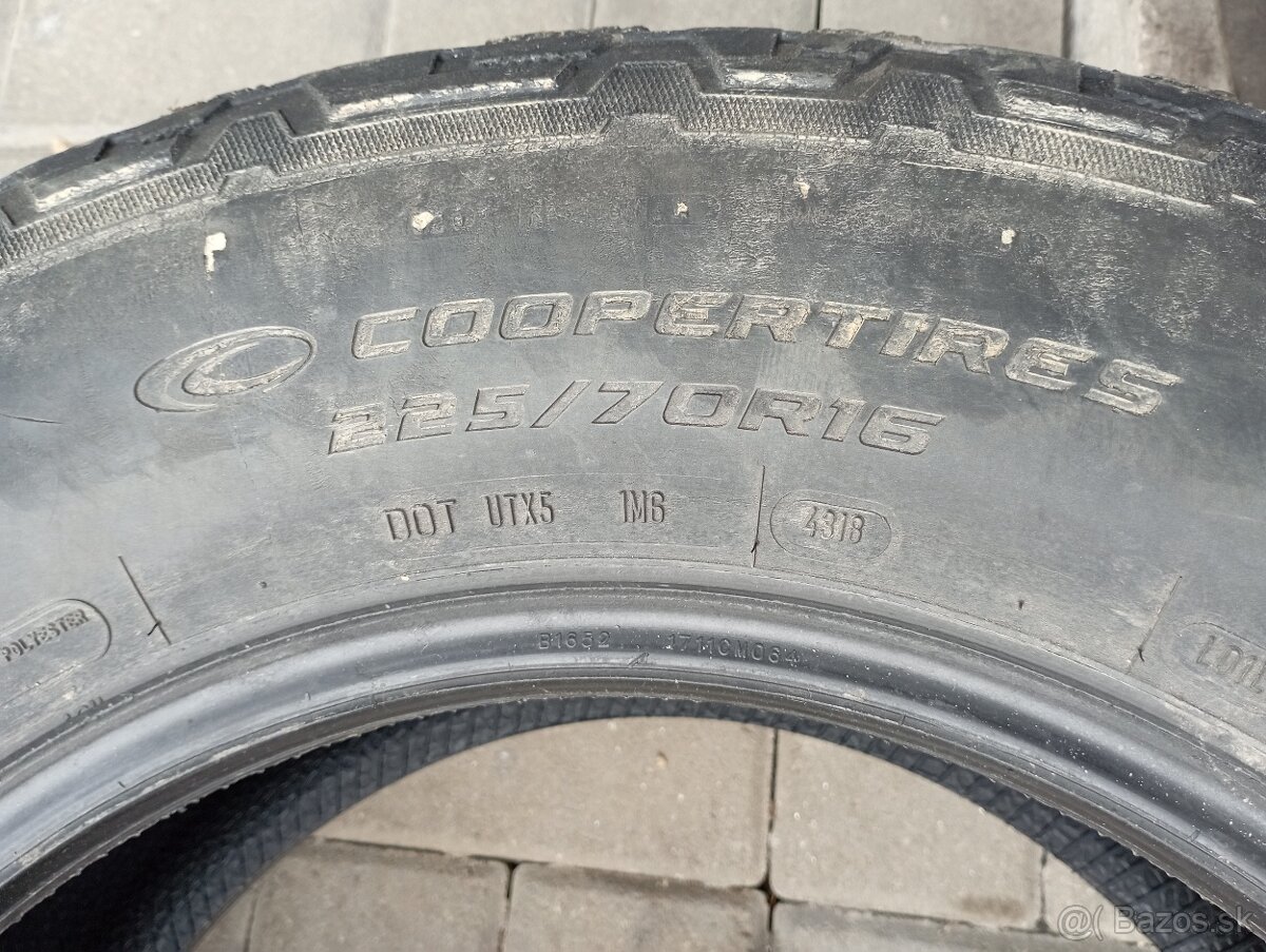 2ks pneu 225/70R16 Cooper AT3 - 3
