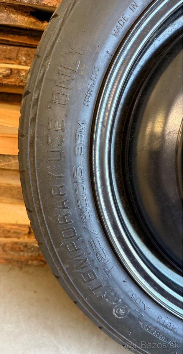 rezerva/dojazdove koleso kia/hyundai T125/80 D15 95M - 3