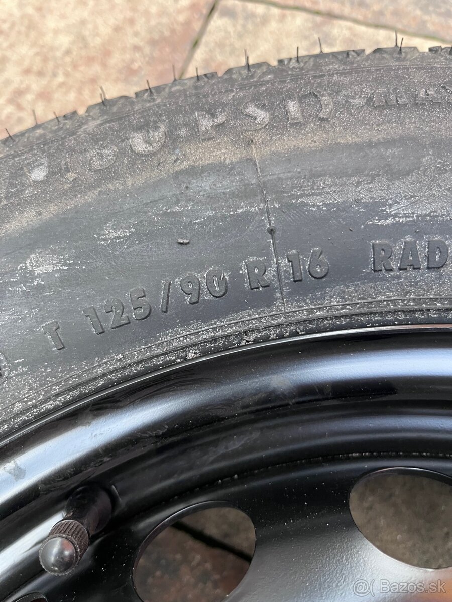 Rezervné koleso Mercedes R16, 5x112 - 3