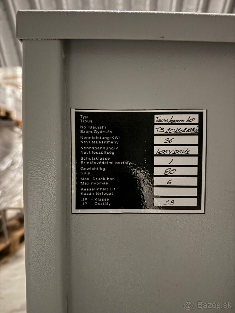 TESKOM 10 – Elektrický parogenerátor / parný kotol - 3