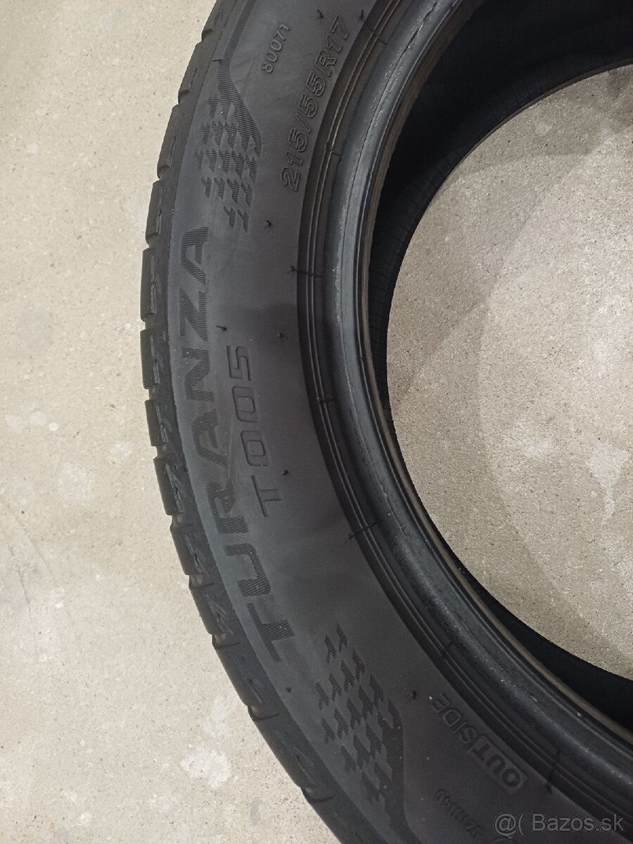 Bridgestone Turanza 215/55 R17 letné - 3