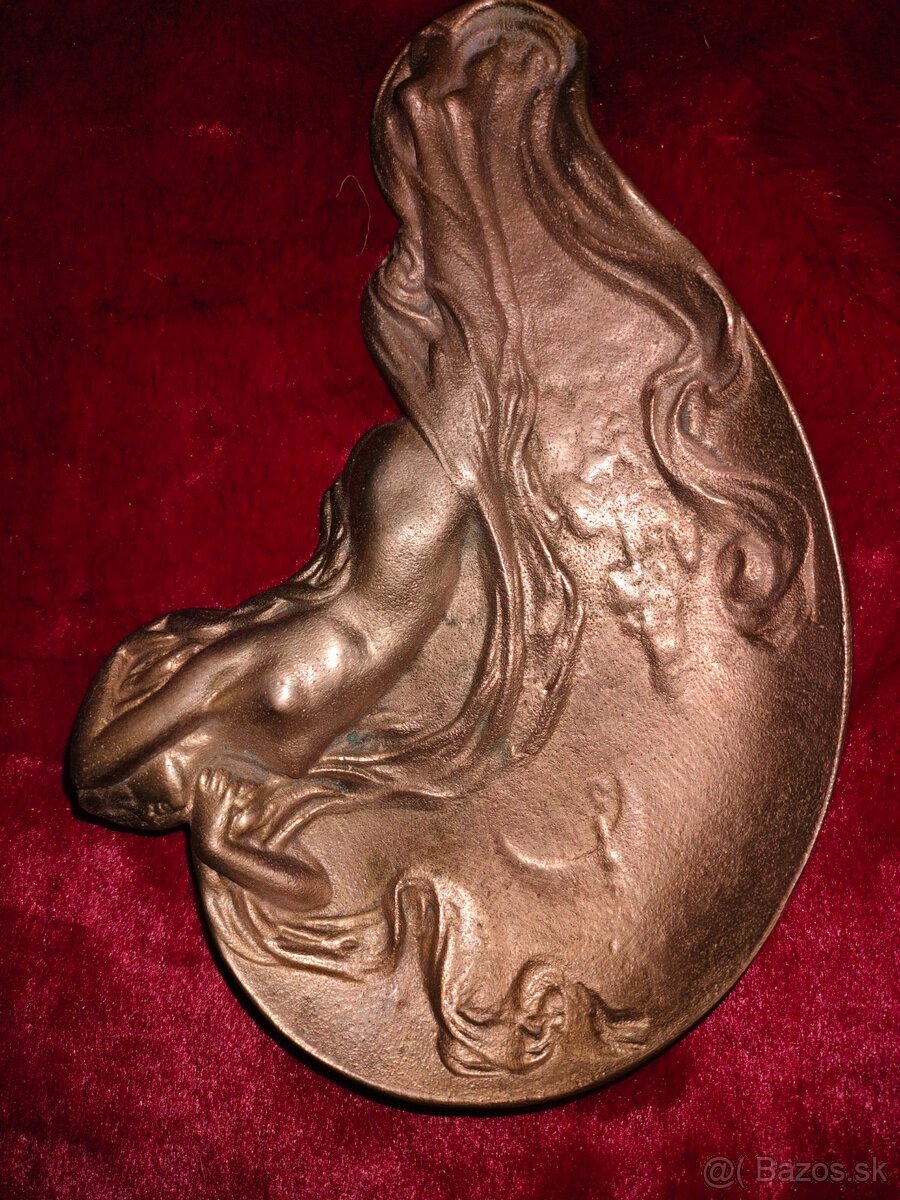 Popolník bronz Secesie - 3