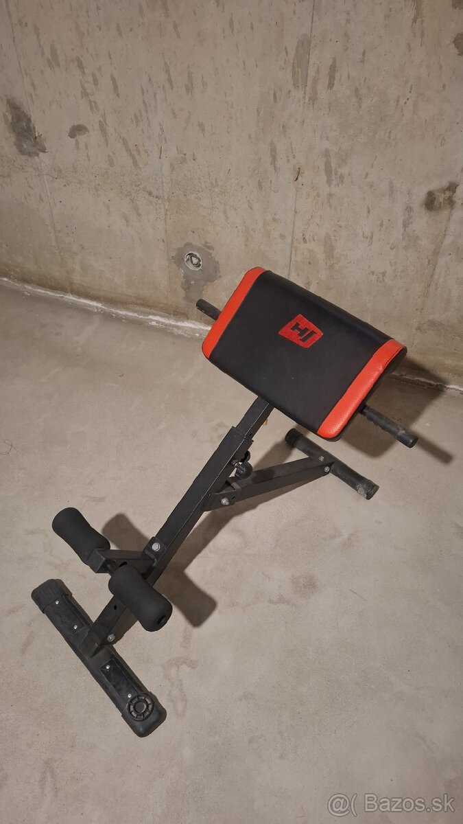 Lavička na hyperextenzie HopSport - 3
