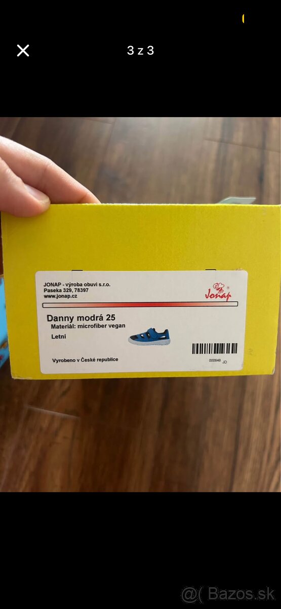 Jonap danny barefoot sandalky v25 - 3
