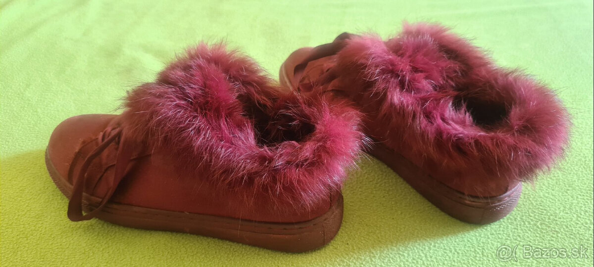 Tenisky zateplené s kožušinkou veľ. 39 - 3