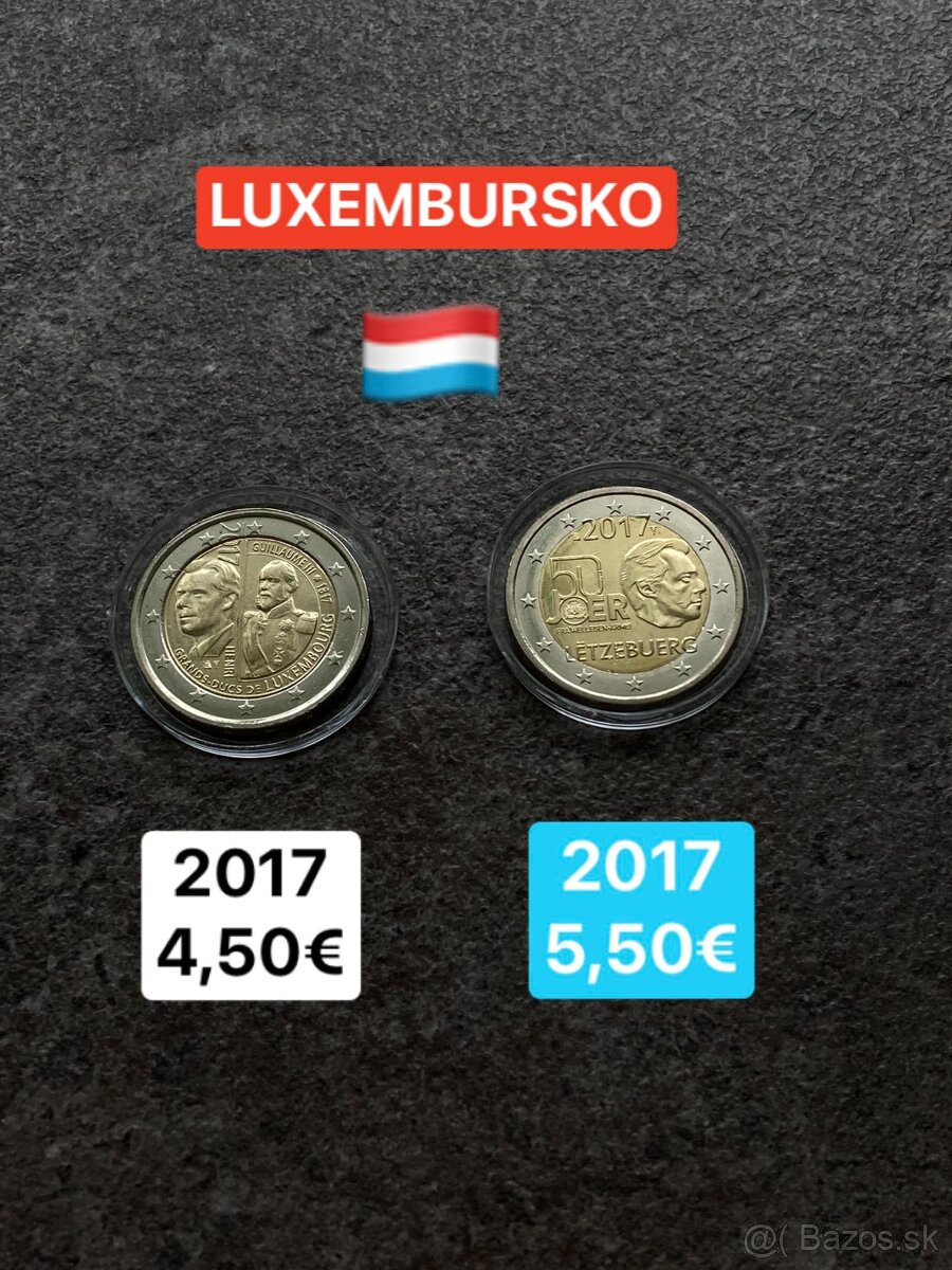Luxembursko - 2 eurové mince - 3