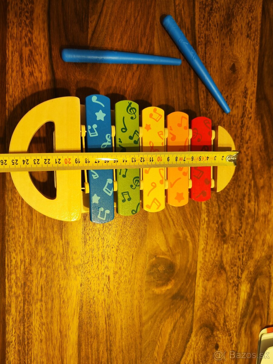 Detský drevený cimbal, xylofon - 3