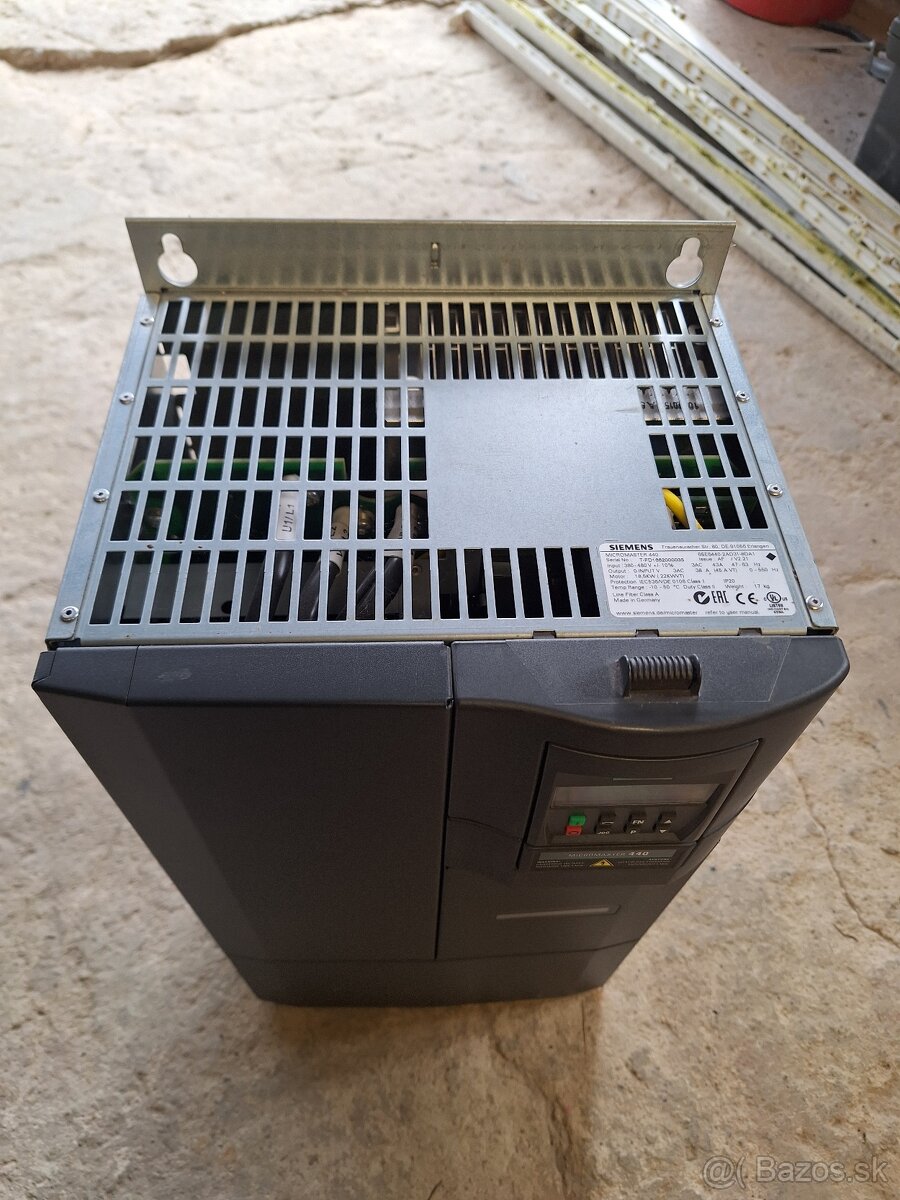 Frekvenčný menič Siemens Micromaster 440 18,5 kW - 3
