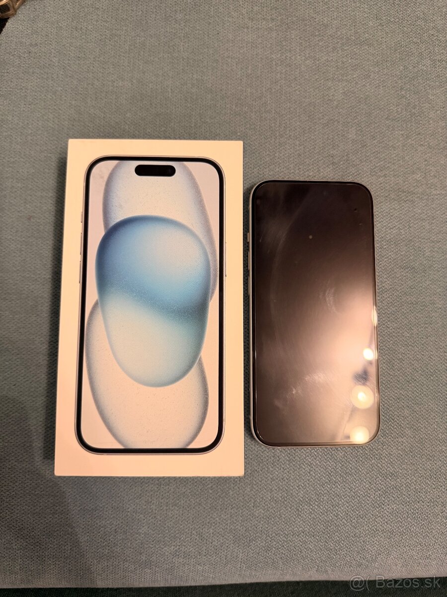 Predám iPhone 15 v super stave - 3