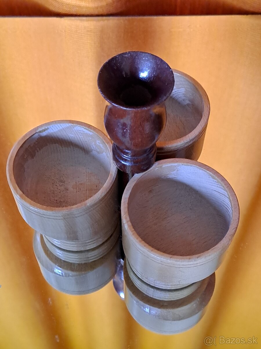 Dochucovací dřevěná souprava, lakovaná - 3