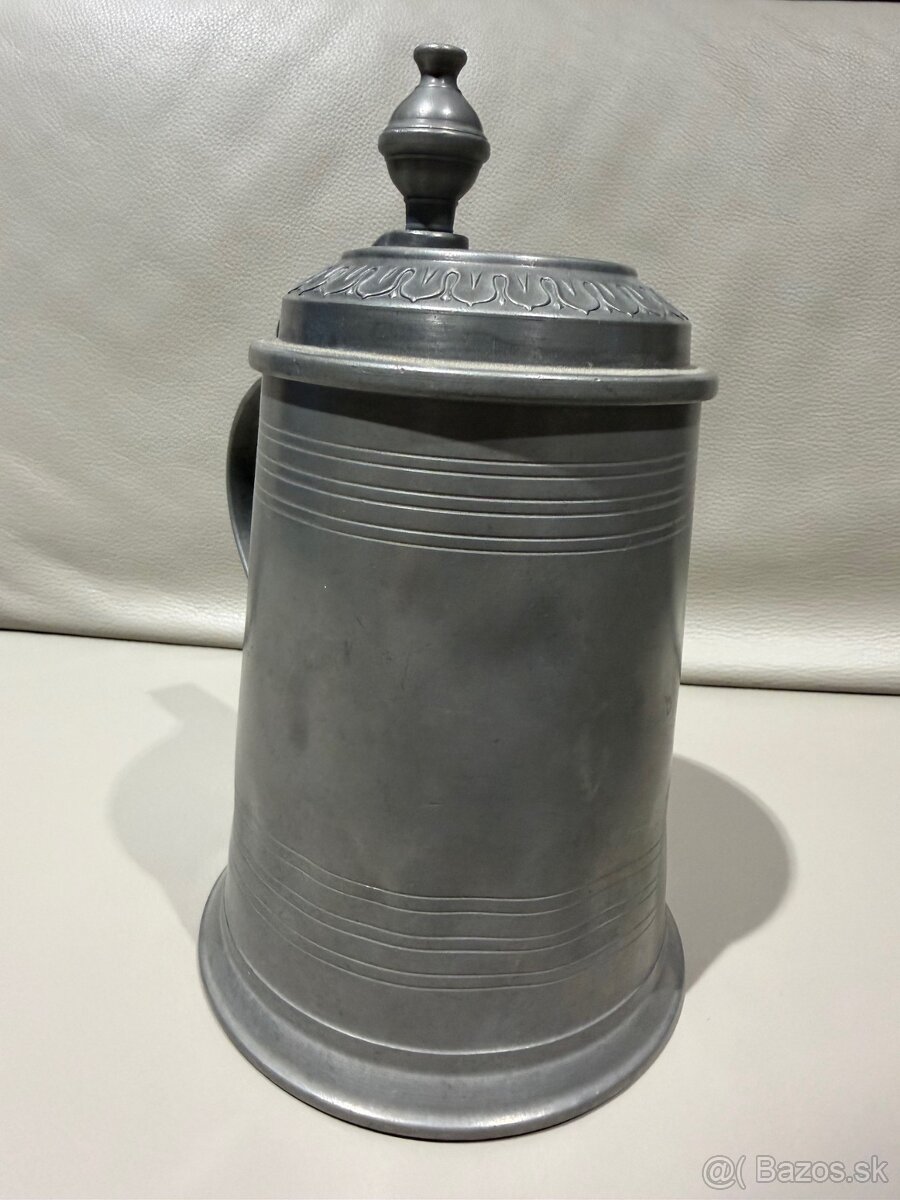 Cínový krígeľ na pivo - 3