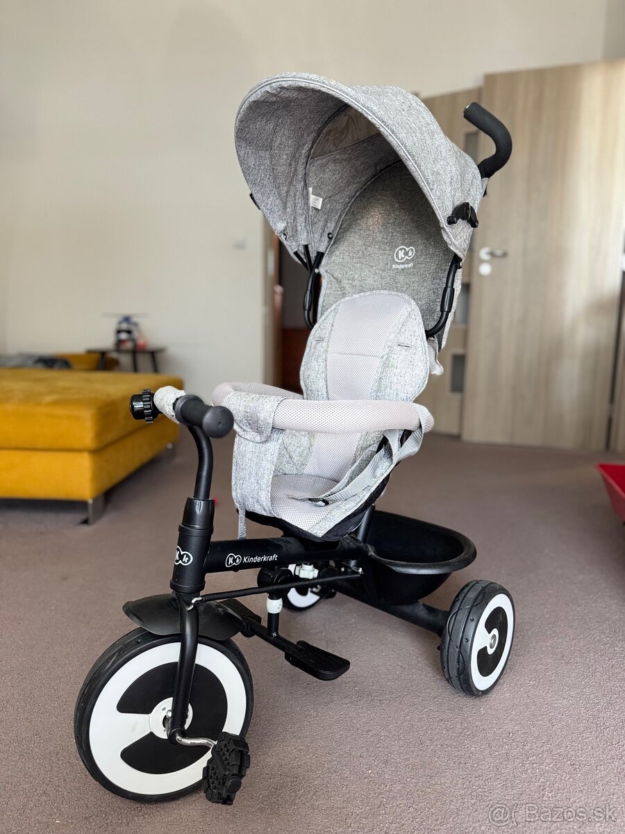 Trojkolka Kinderkraft Aston sivá - 3