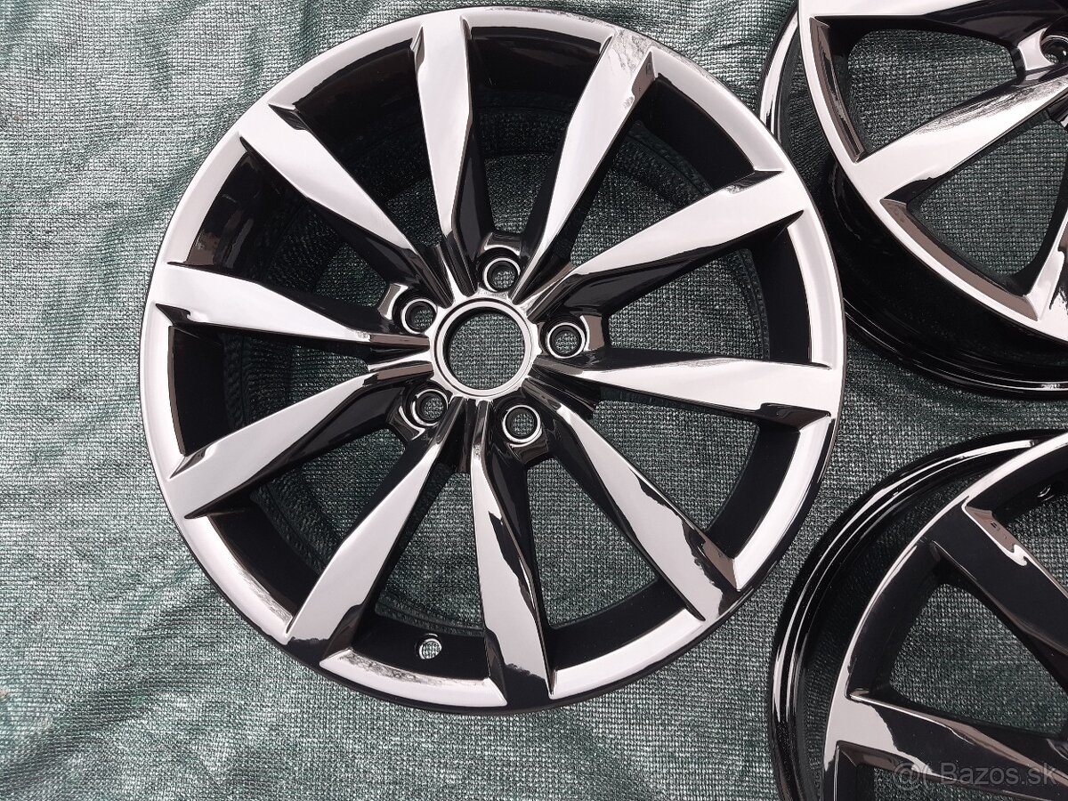 Alu disky Volkswagen Dijon černé R17 et49 - 3