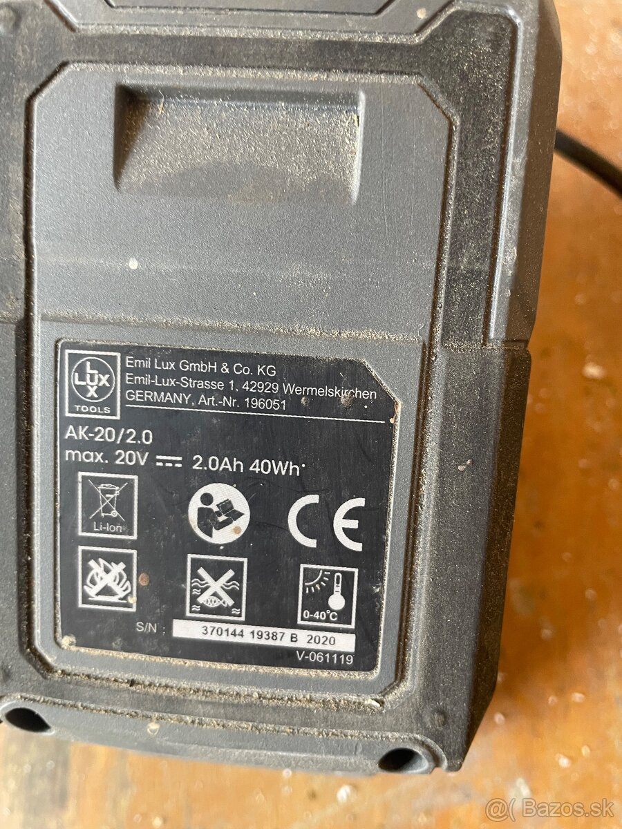 Vyžínač Aku LUX tools - 3