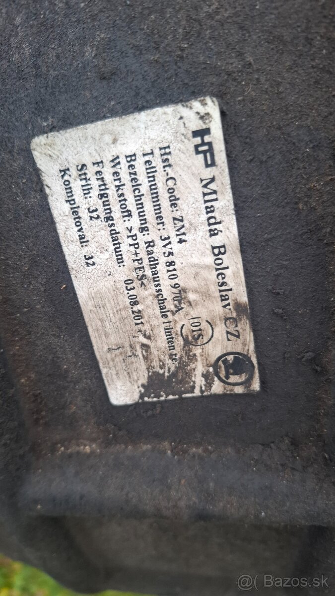 Zadný podblatník Škoda Superb III – originál - 3