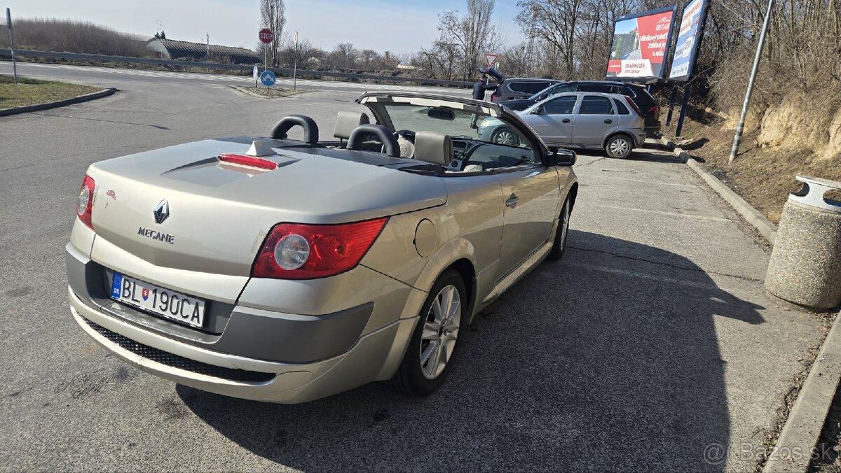 Renault megane cabrio - 2.0l benzin nová stk ek - 3