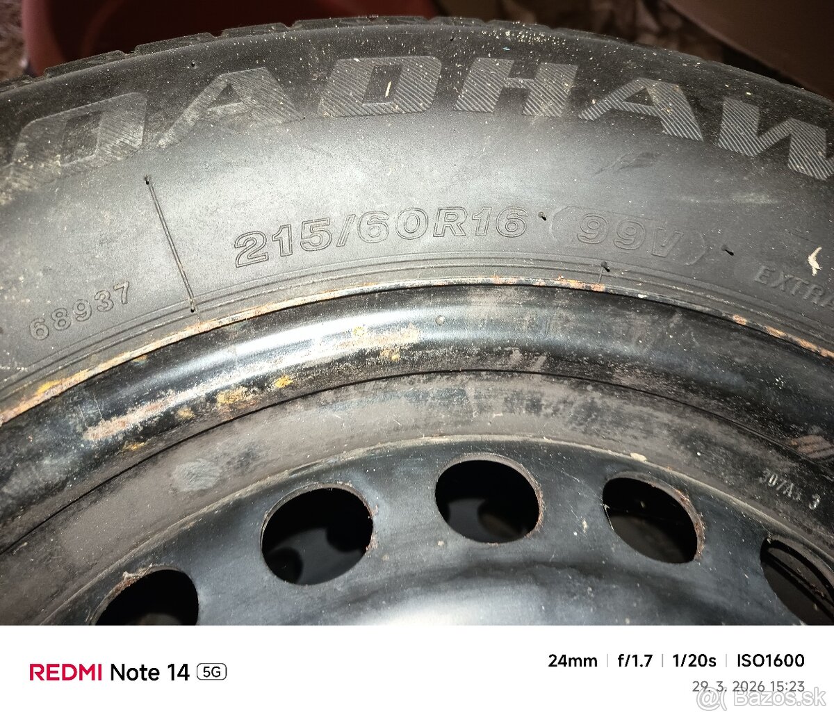 Letné pneumatiky 215x60xR16 - 3