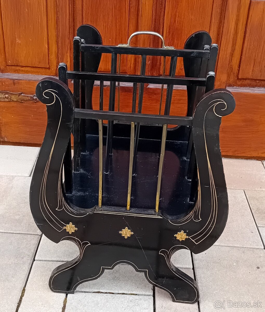 Starožitný stojan na noviny - 3