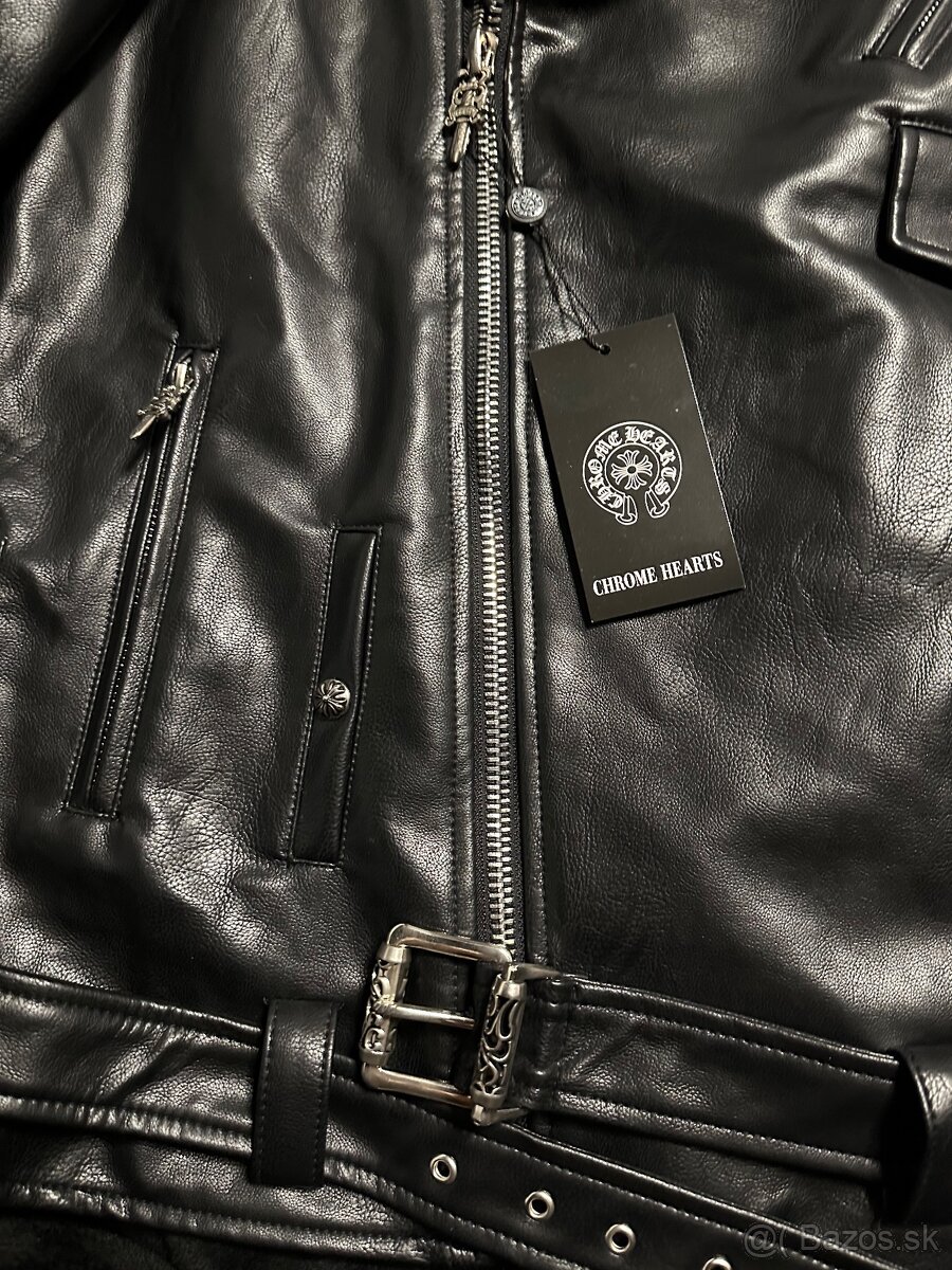 Chromehearts kožená bunda - 3
