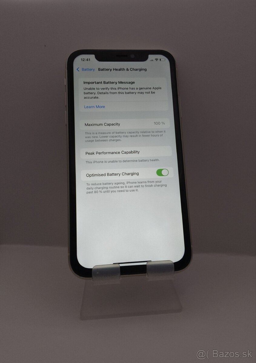 iphone 11 128 GB biely – batéria 100 % - 3