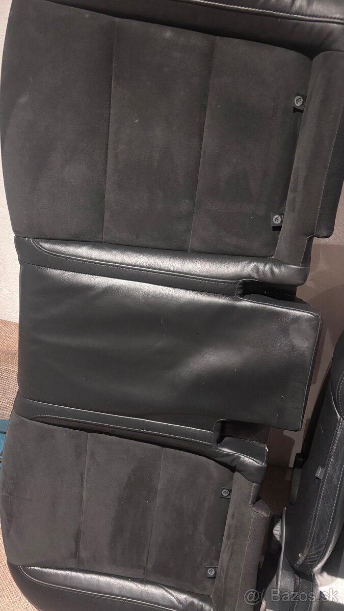 Kožené sedačky s alcantarou - golf 5, octavia 2 - 3