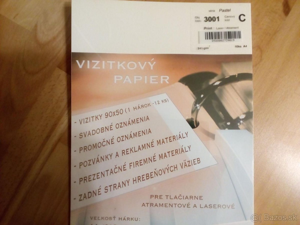 Vizitkovy papier - 3