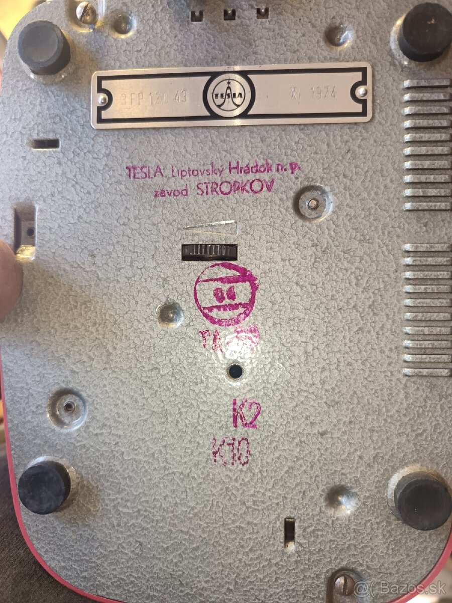 Predám retro telefón zn. TESLA - 3