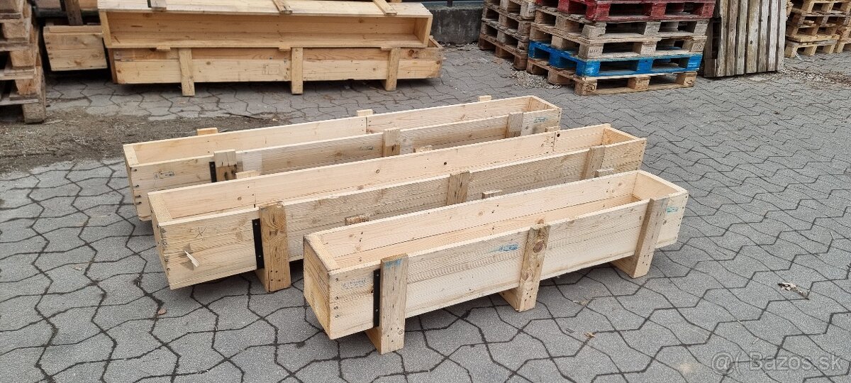 Drevené záhony - boxy 50 ks - 3