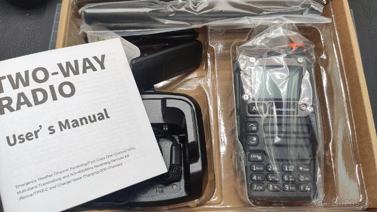 Predám multi-band vysielačku Quansheng UV-K6 - 3