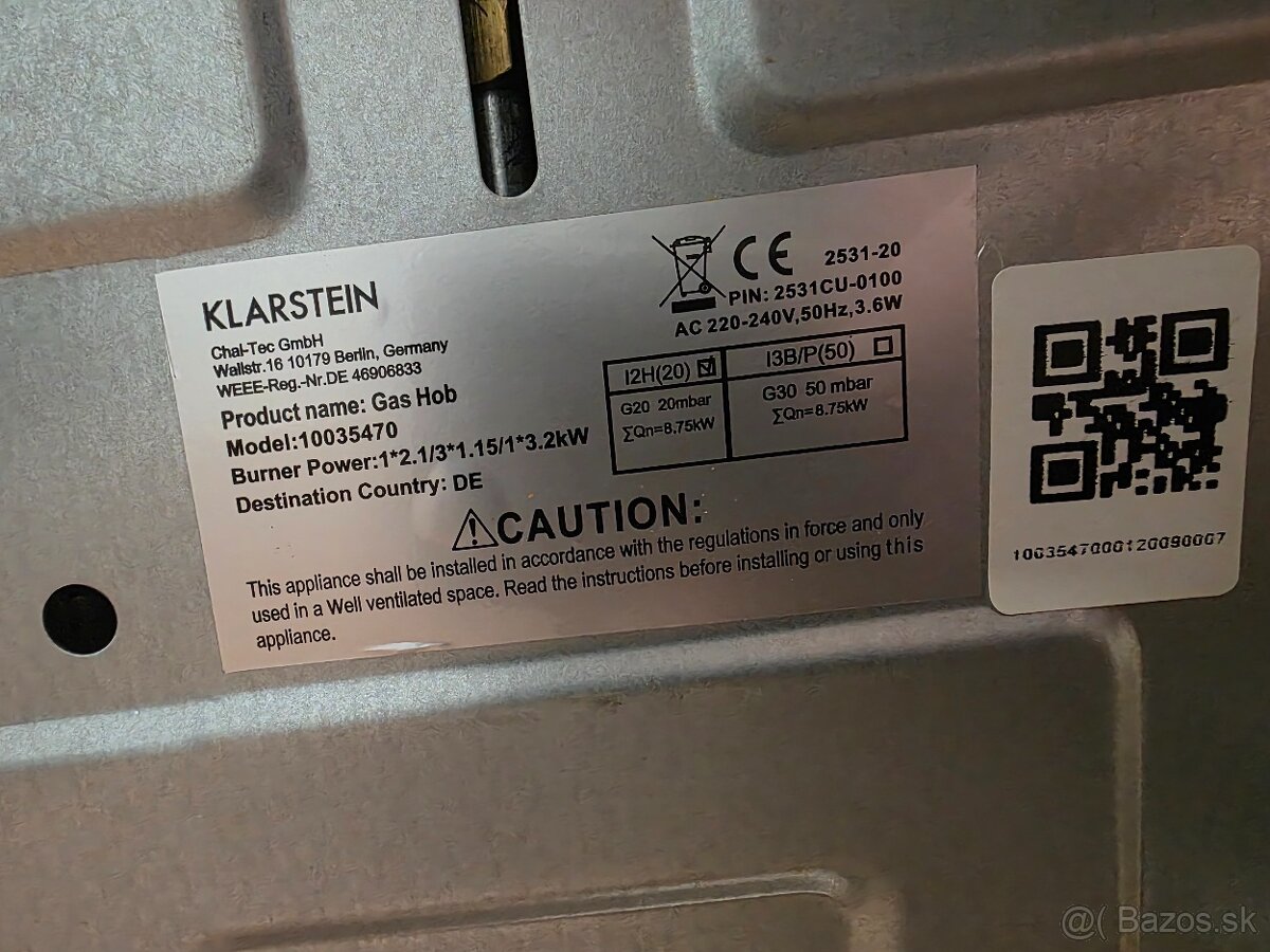 Varná doska Klarstein 5 horákov - 3