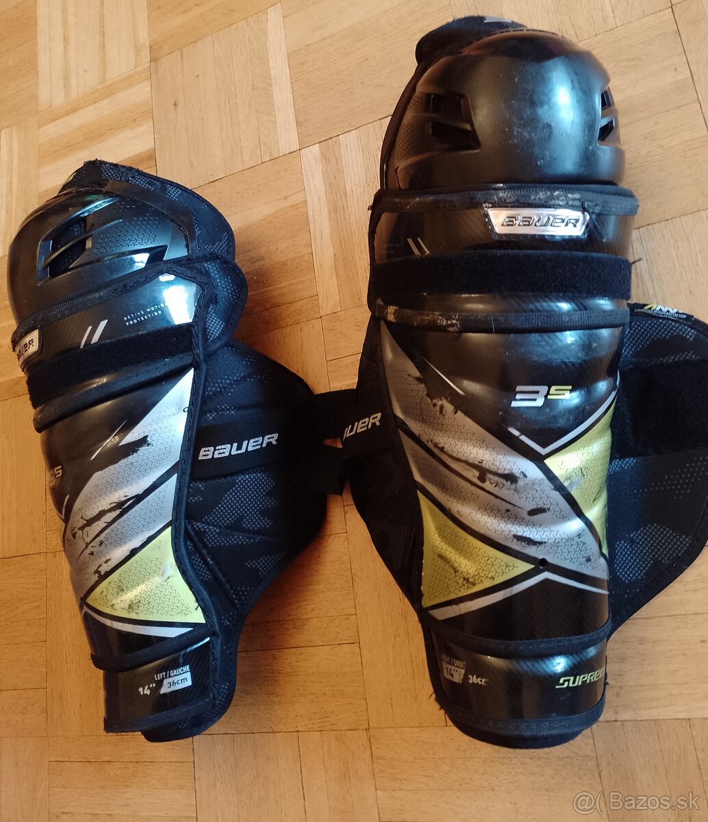 Hokejové chrániče holení BAUER Supreme 3S Pro JR veľ.14 - 3