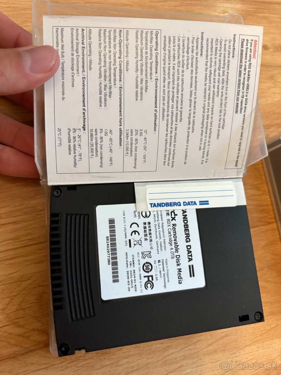 RDX 4TB Cartridge – profesionálny záložný disk - 3