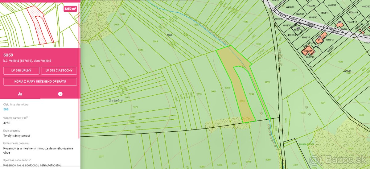INVESTIČNÁ PRÍLEŽITOSŤ – POZEMKY VO VELIČNEJ, ČASŤ REVIŠNÉ - 3