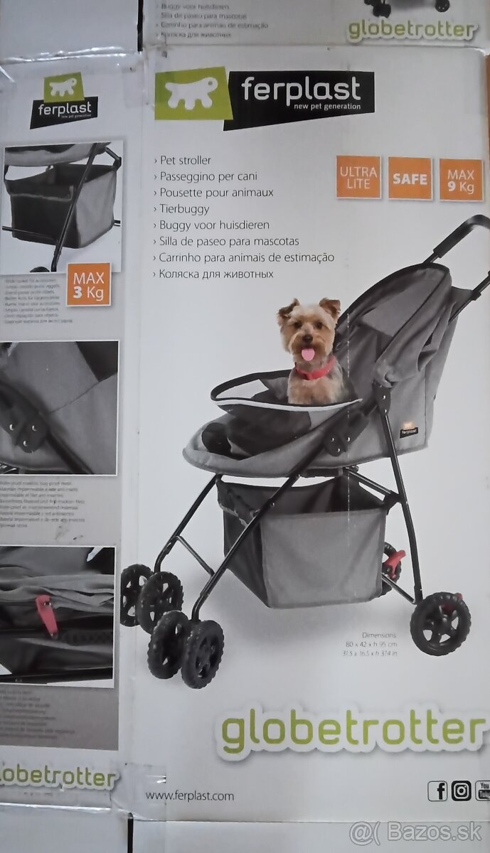 Kočík pre psikov do 9kg - 3