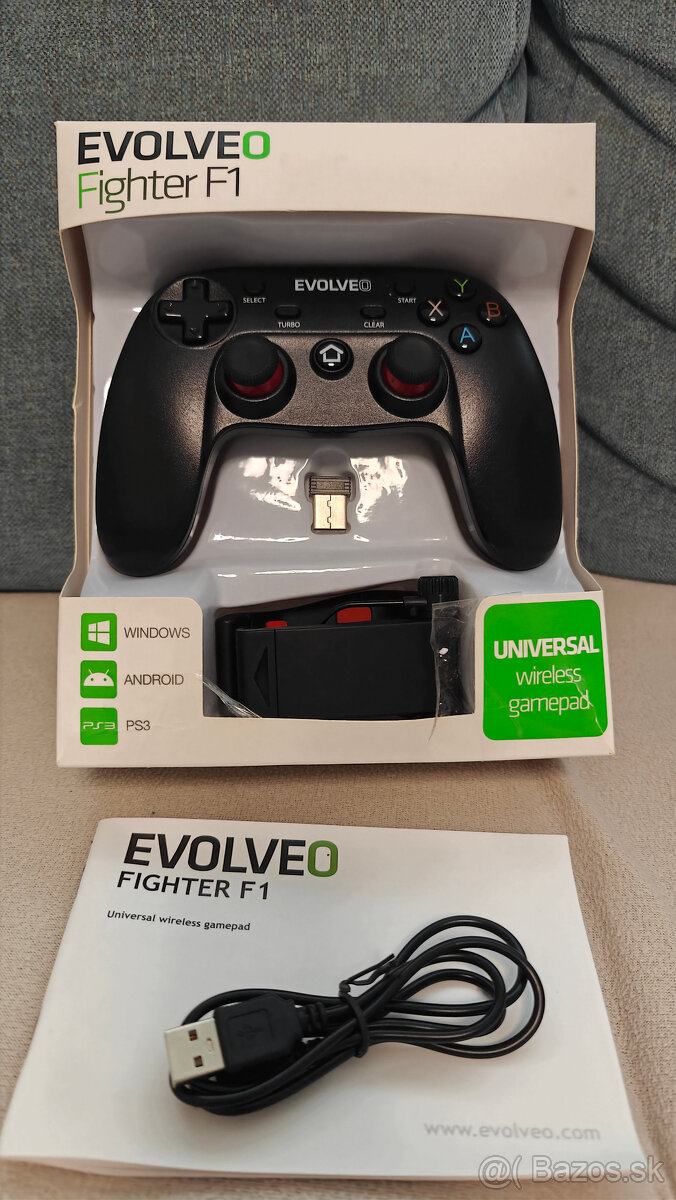 Predám herný ovládač Evolveo Fighter F1 - 3