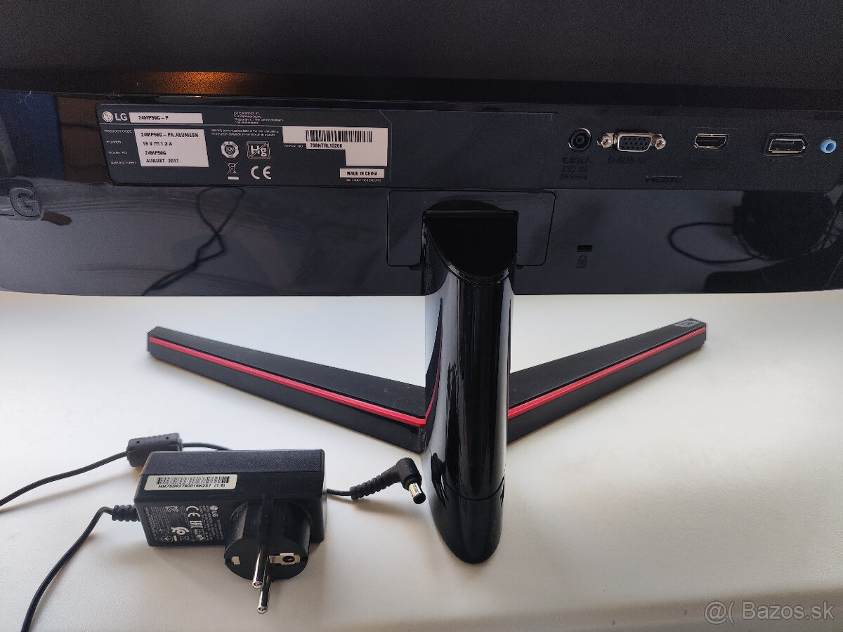 Monitor 24″ LG MP59G; IPS, čierny, 1080p (1920x1080), 75 Hz - 3