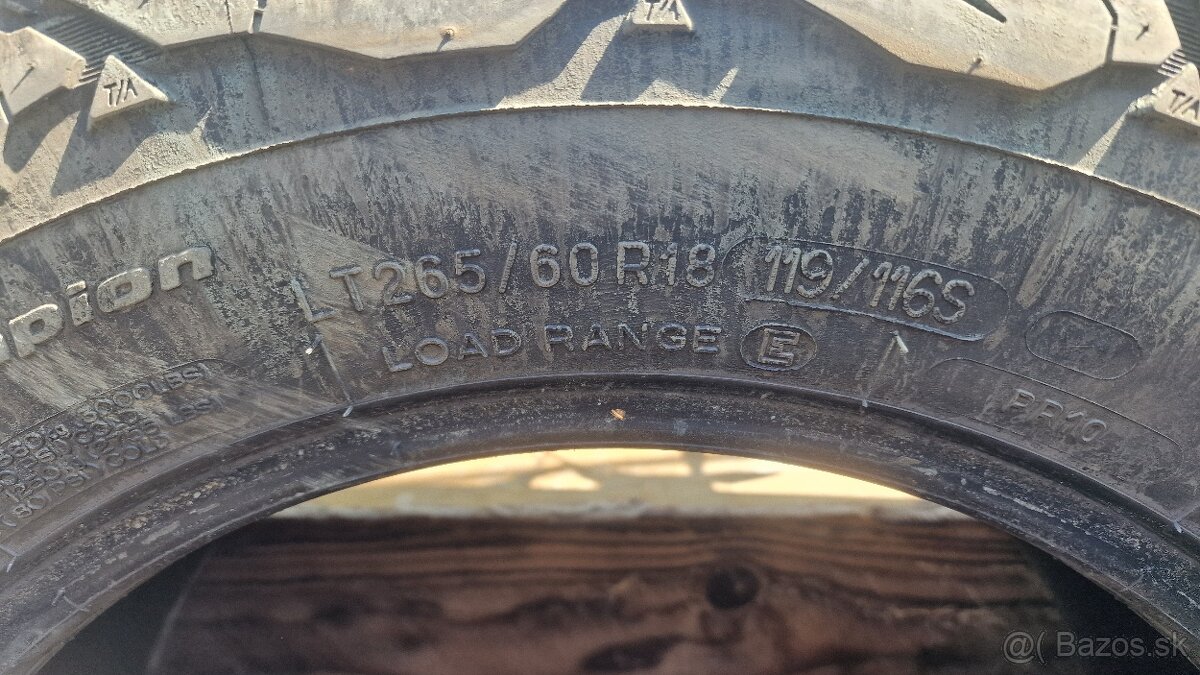 BF Goodrich 265/60 R18 - 3