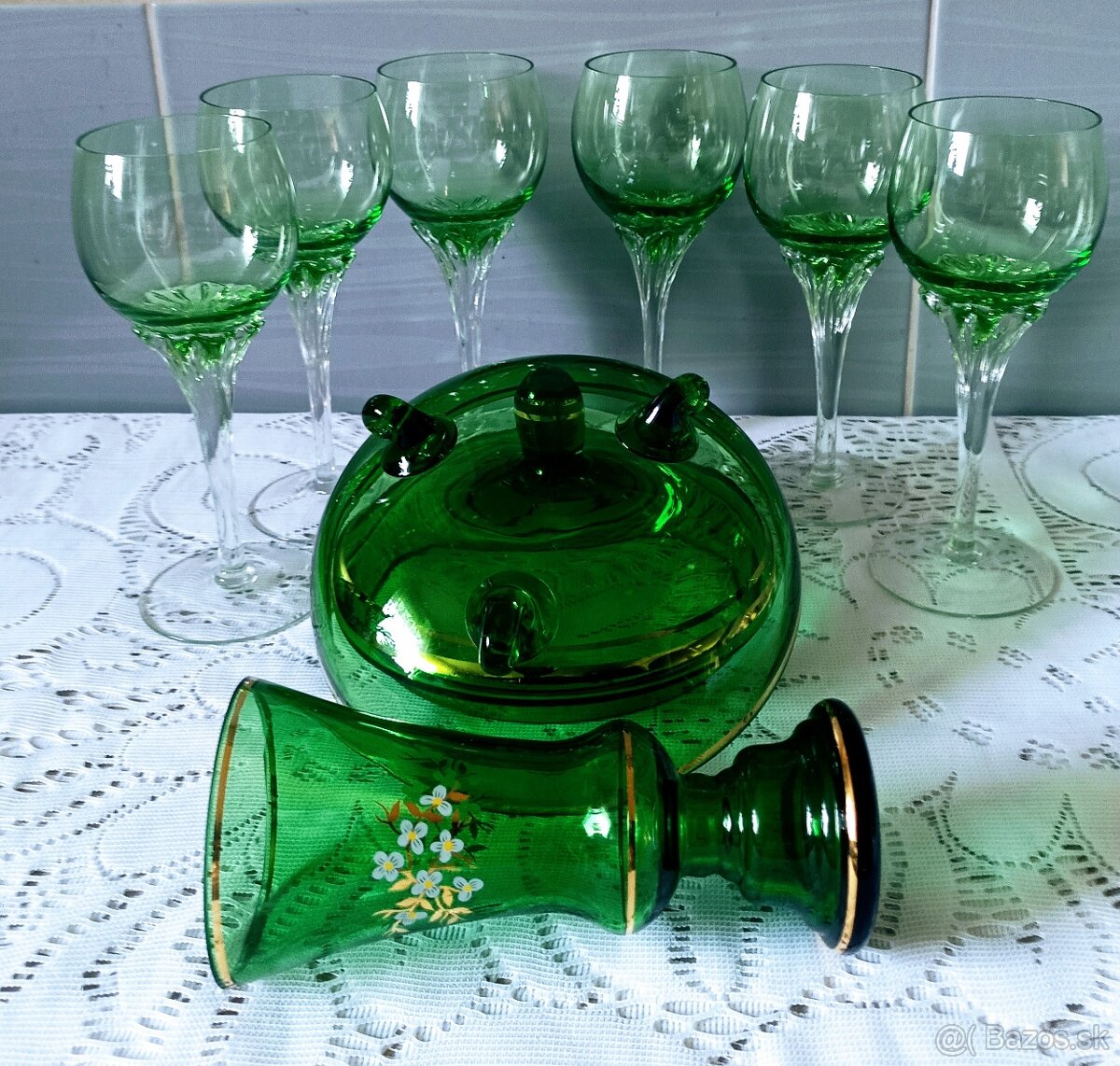 Retro zelené sklo - 3