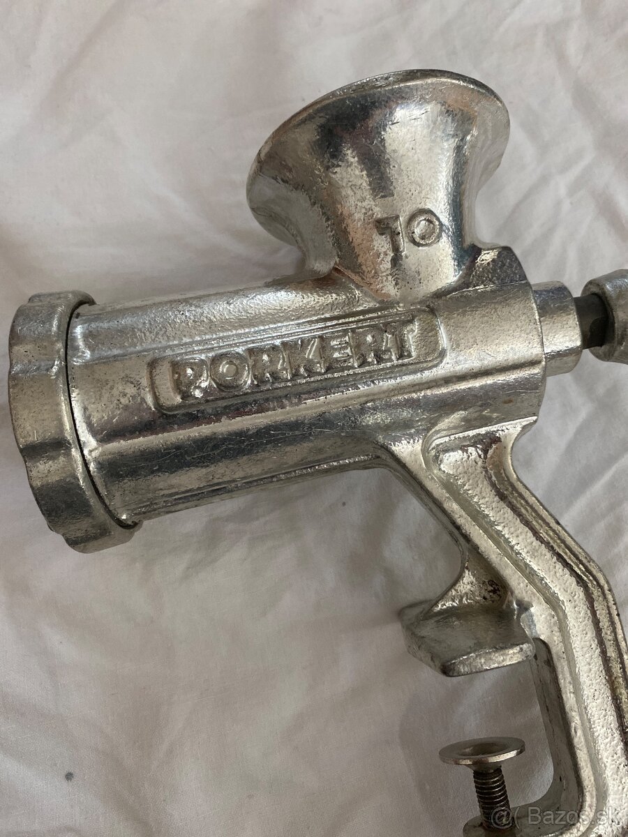 Ručný mlynček na mäso PORKERT č. 10 – ČSSR - 3